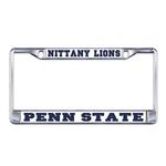 Penn State Standard Nittany Lion Car Frame WHITE
