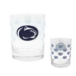  Penn State 14oz Satin Etched Rocks Glass