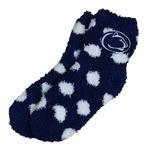 Penn State Youth Fuzzy Dot Socks