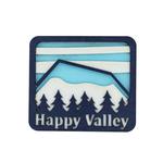 Happy Valley 3D Mountain Magnet NAVYWHITE