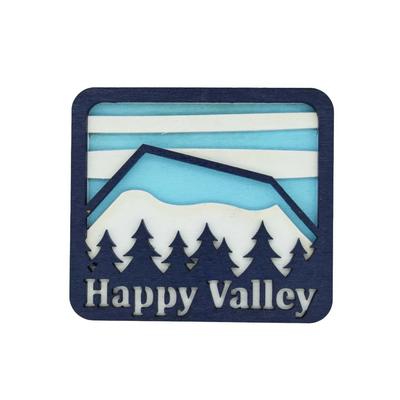 Rock Lion - Happy Valley 3D Mountain Magnet 