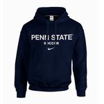 Penn State Nike Soccer Wordmark Hood NAVY