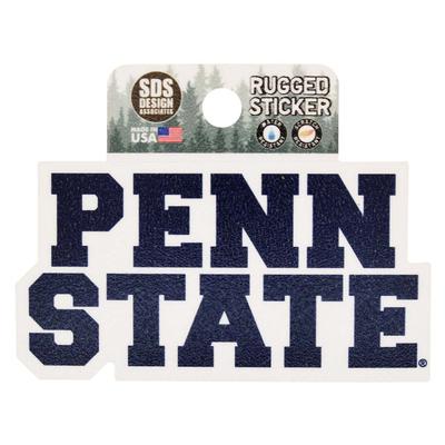 SDS Design - Penn State Block Rugged Sticker 