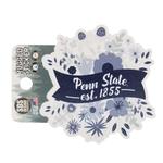 Penn State 1855 Flower Rugged Sticker