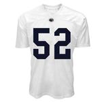 Penn State Youth NIL Jordan van den Berg #52 Footbally Jersey WHITE