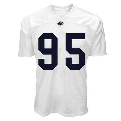 Penn State Youth NIL Riley Thompson #95 Football Jersey WHITE