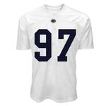 Penn State Youth NIL Alex Bacchetta #97 Football Jersey WHITE