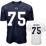  Penn State Youth Nil Matthew Detisch # 75 Football Jersey