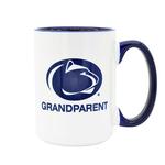 Penn State 15oz Grandparent Academy Mug WHITENAVY
