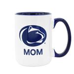 Penn State 15oz Mom Academy Mug WHITENAVY