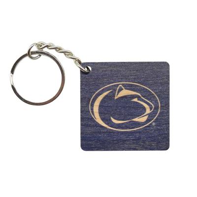 Legacy - Penn State Wood Keychain Logo