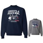 Penn State 2023 Peach Bowl Dueling Teams Crew Sweatshirt