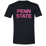 Penn State Pink Throwback T-Shirt BLACK