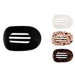 Teleties Small Round Flat Hair Clip