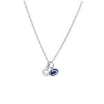 Penn State Nittany Lion Logo With Crystal Necklace