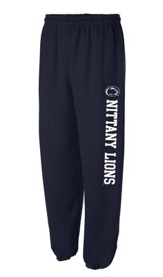 Penn State Nittany Lions Leg Adult Sweatpants NAVY