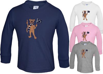 The Family Clothesline - Penn State Toddler Mascot Flag Long Sleeve Shirt