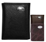 Penn State Tri-Fold Leather Concho Wallet CRAZY HORSE