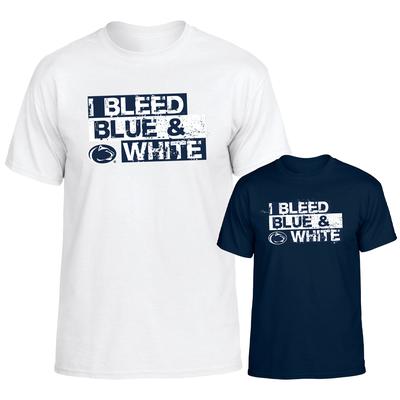 The Family Clothesline - Penn State I Bleed Blue & White T-shirt