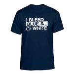Penn State I Bleed Blue & White T-shirt NAVY