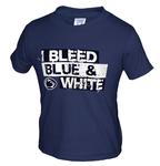Penn State I Bleed Blue & White Toddler T-Shirt NAVY