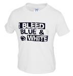 Penn State I Bleed Blue & White Toddler T-Shirt WHITE