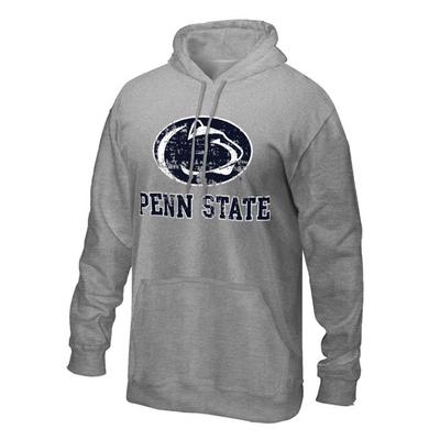Penn State Distressed Logo Block Hooded Sweatshirt GRANI