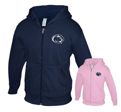 The Family Clothesline - Penn State Infant Logo Only Full Zip Hooded Sweatshirt