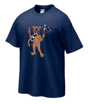 Penn State Youth Mascot Flag T-shirt NAVY