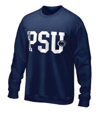 Penn State Big PSU Crew Sweatshirt NAVY