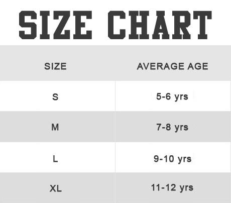 Colosseum Youth Size Chart