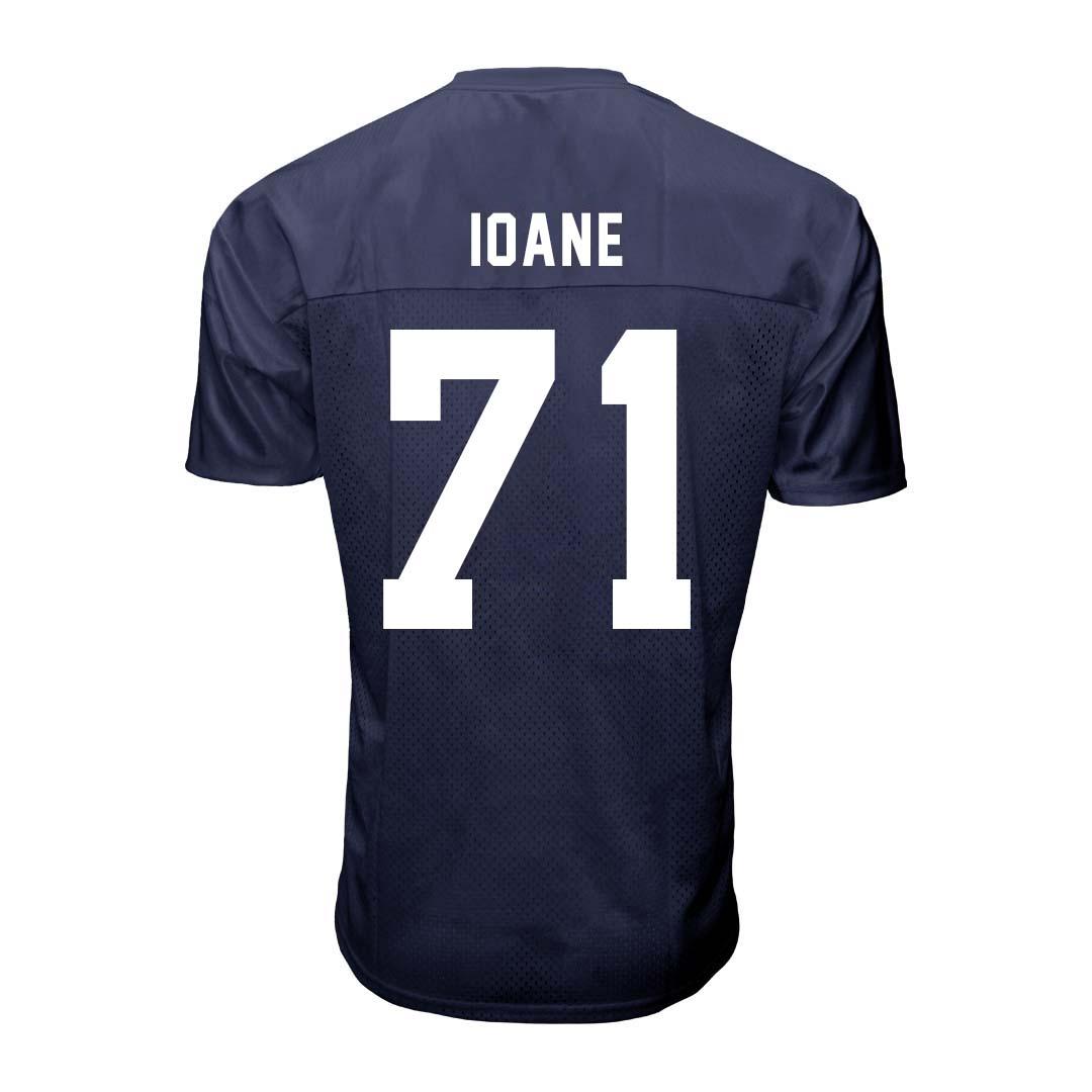 Penn State NIL Vega Ioane 71 Football Jersey in White by The Family Clothesline