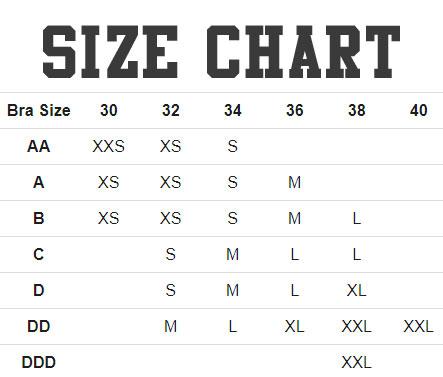 Under Armour Sports Bra Size Chart